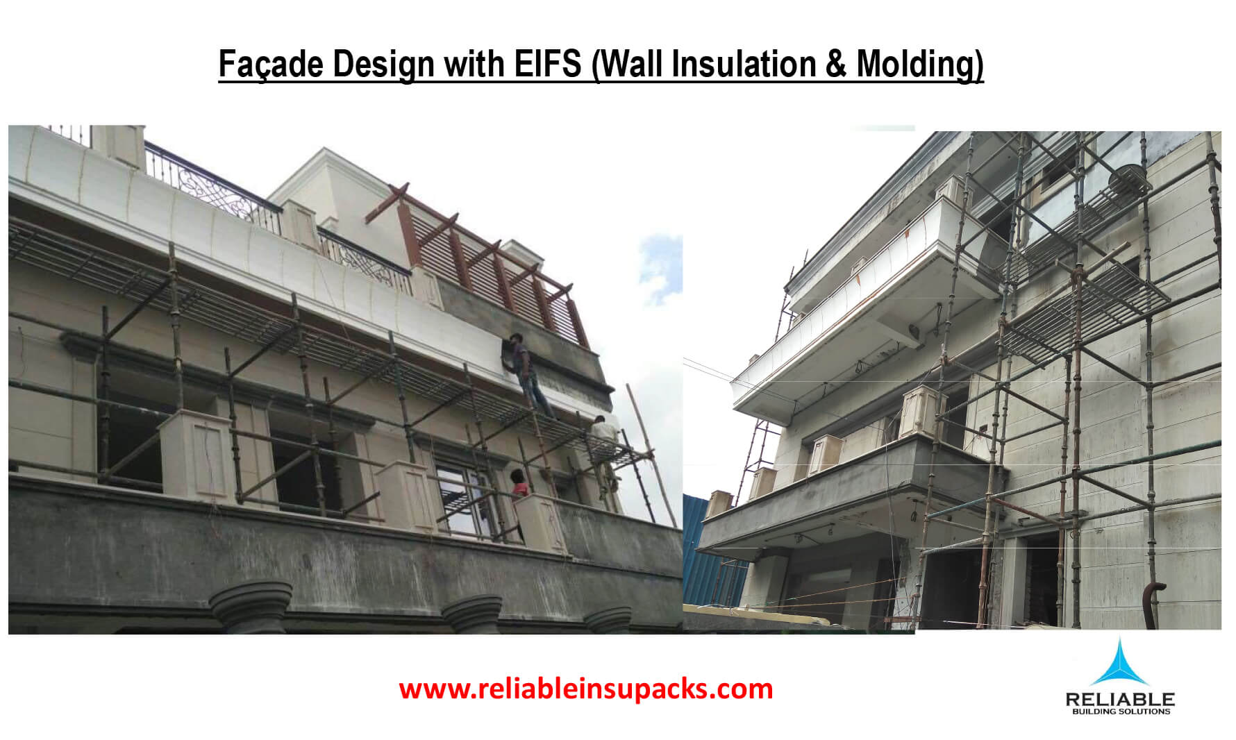 Façade-Design with EIFS-Wall Insulation & Molding)